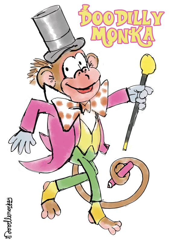 Doodle-Monkey-Willy-Wonka